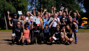 Prellball im Waldbad Langebrück