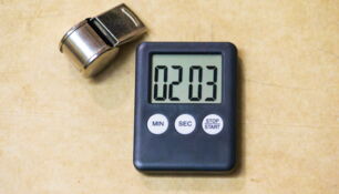 Prellball in der Vereinsturnhalle