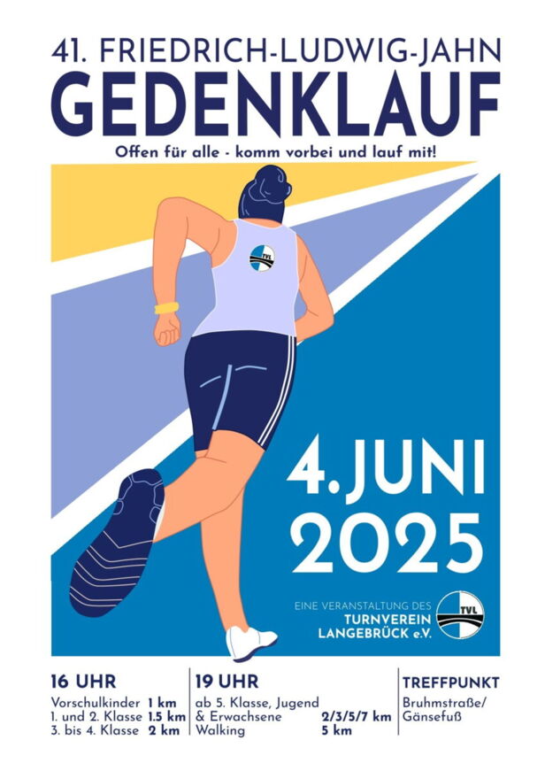 41. Friedrich-Ludwig-Jahn-Gedenklauf am 04.06.2025