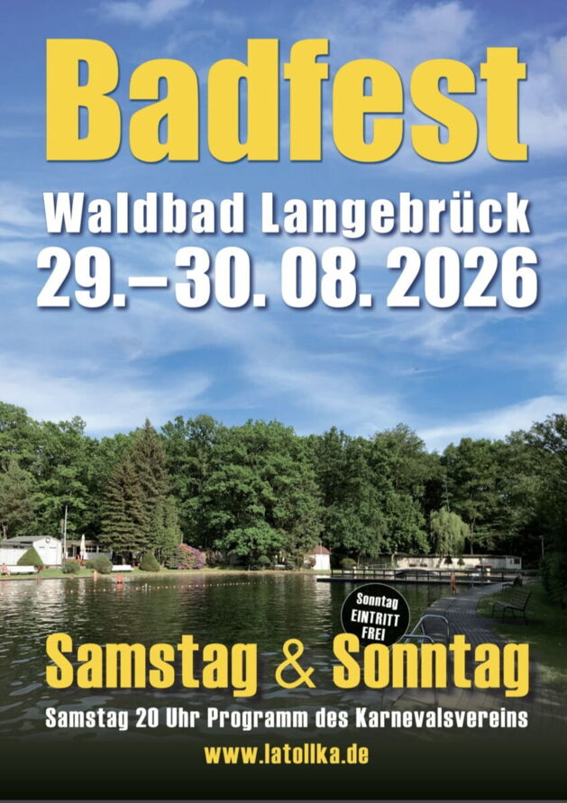 Badfest im Waldbad Langebrück