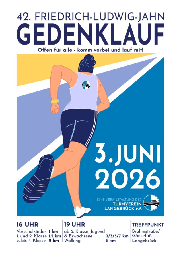 42. Friedrich-Ludwig-Jahn-Gedenklauf am 03.06.2026